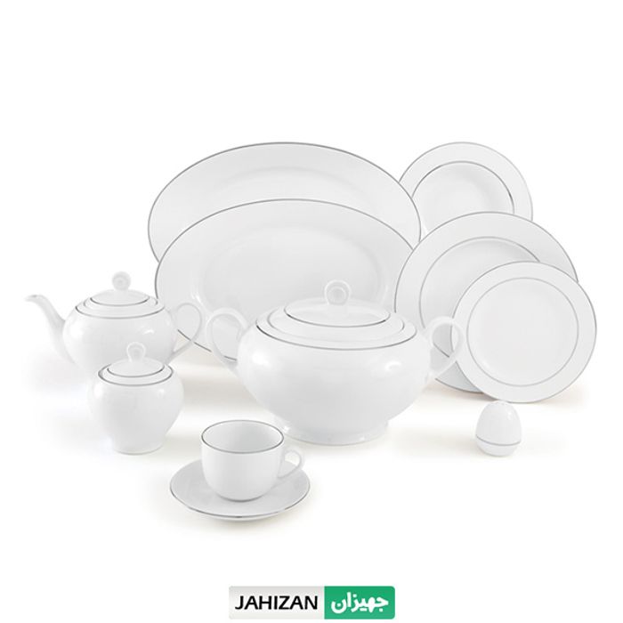 سرویس چینی زرین 102پارچه سمن سری ایتالیا
