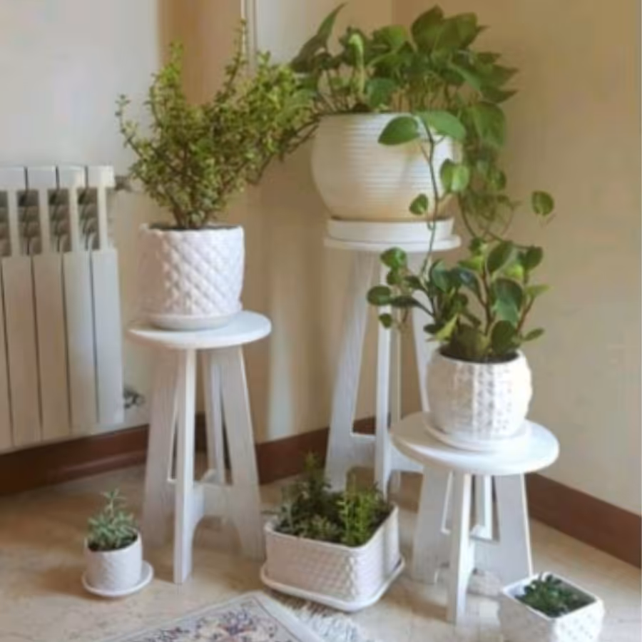 پایه گلدان 3تایی 