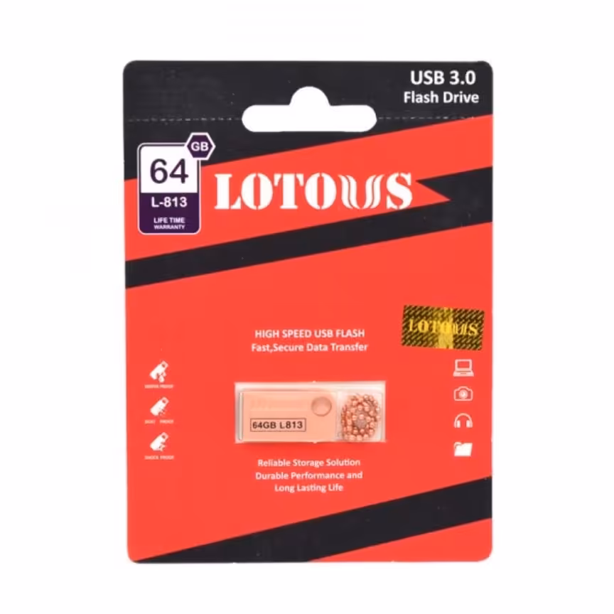 فلش مموری  لوتوس  ظرفیت 64 گیگابایت - رابط  USB  3.0