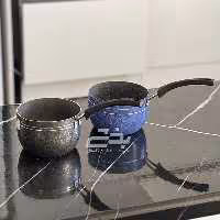 شیرجوش تفلون مدل تک دسته رنگی