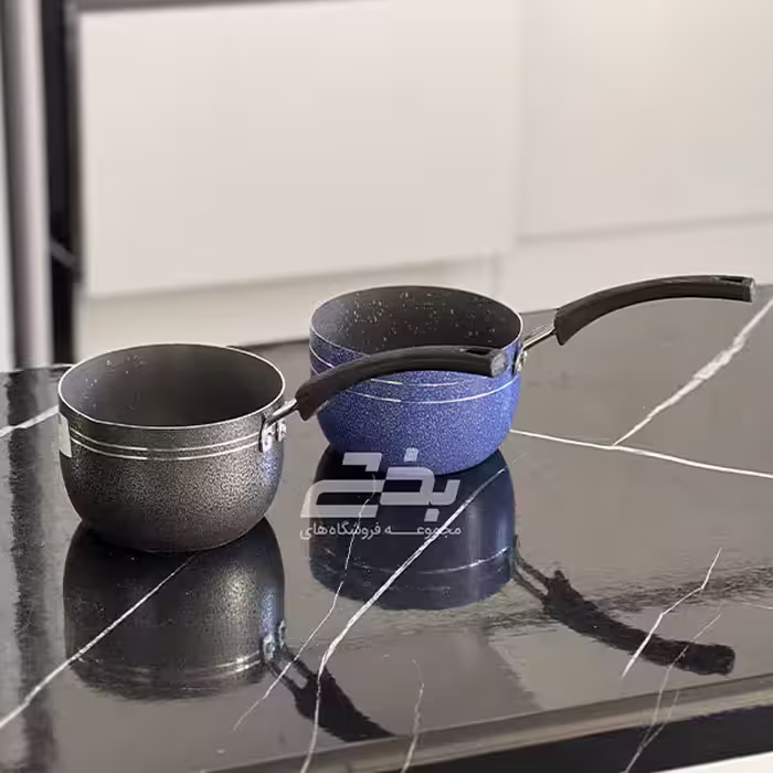 شیرجوش تفلون مدل تک دسته رنگی