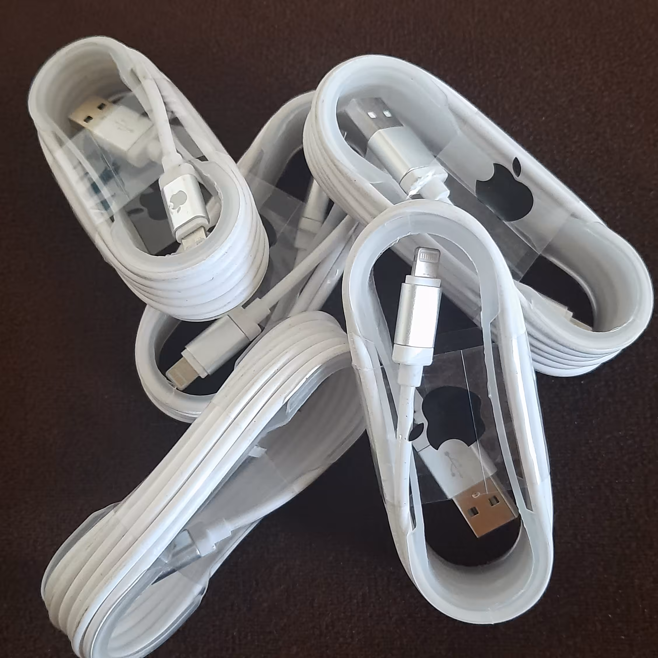 کابل شارژ ایفون سرفلزی لایتنینگ ارزان اپل سیم شارژ iphone apple