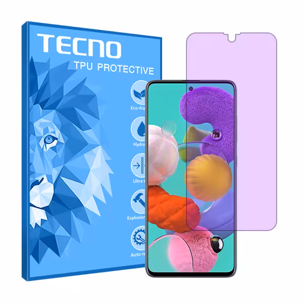 گلس سامسونگ Galaxy A51 مدل آنتی پرپل برند تکنو کد S