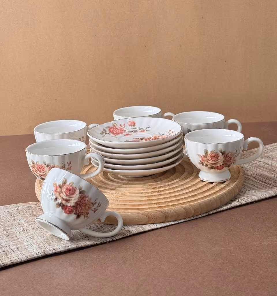 ست قهوه خوری 12 پارچه چینی