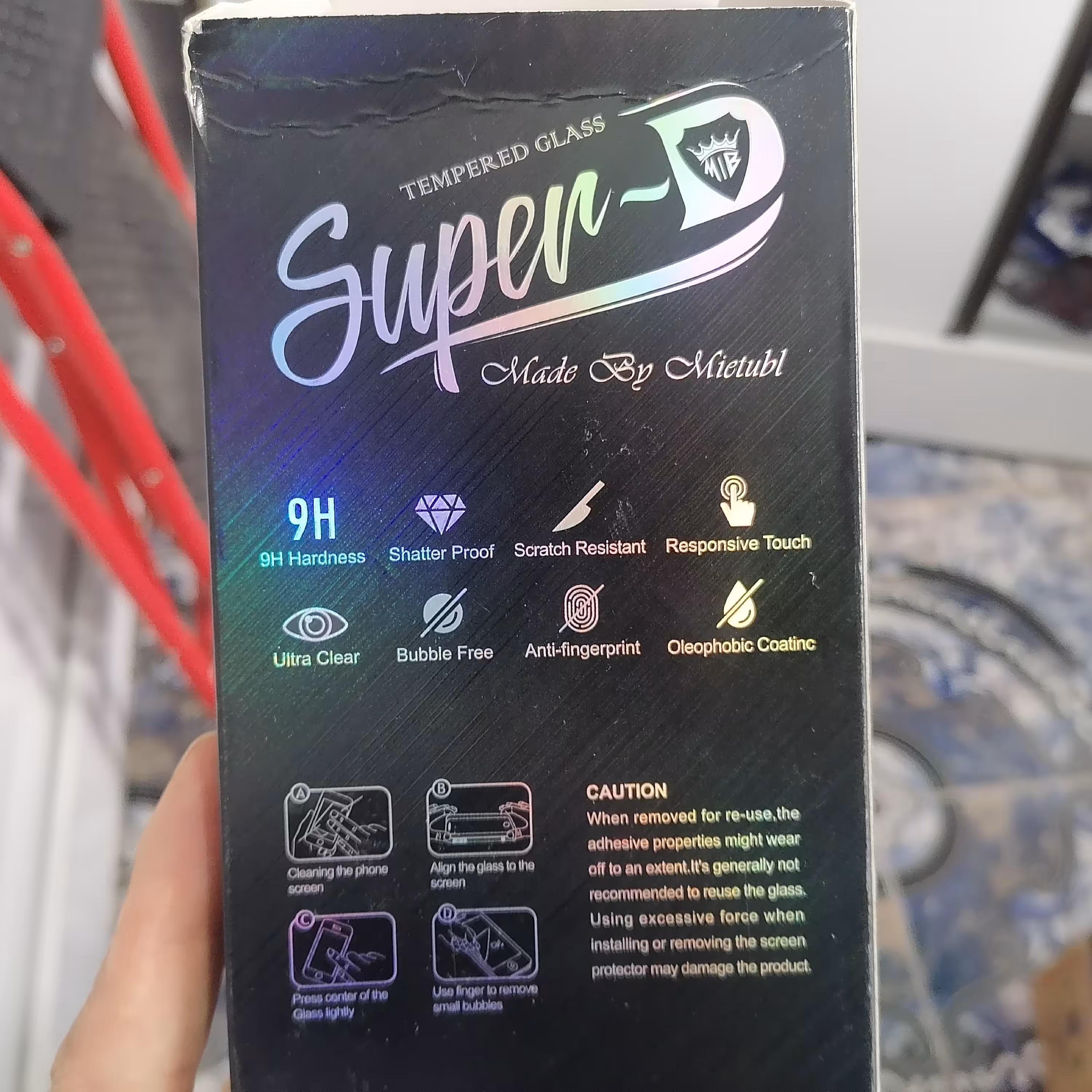 گلس شیشه ای سوپر دی میتوبل اصلی برای انواع گوشی ها