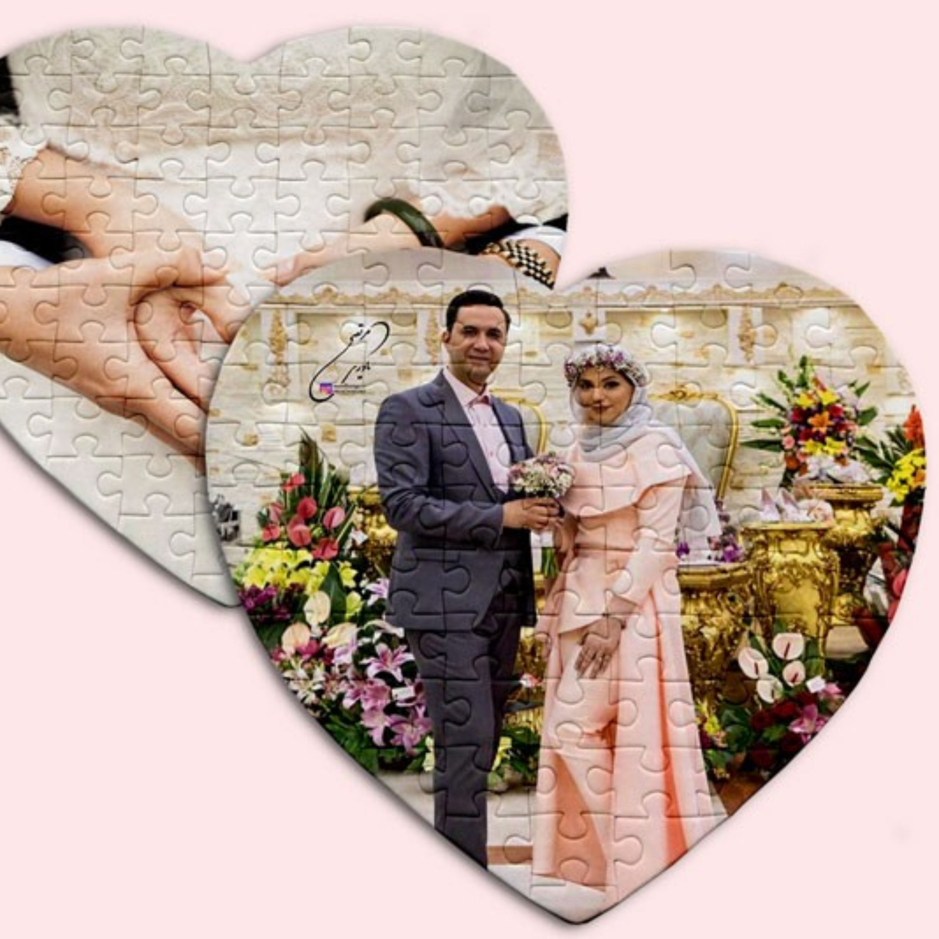 چاپ پازل قلبی