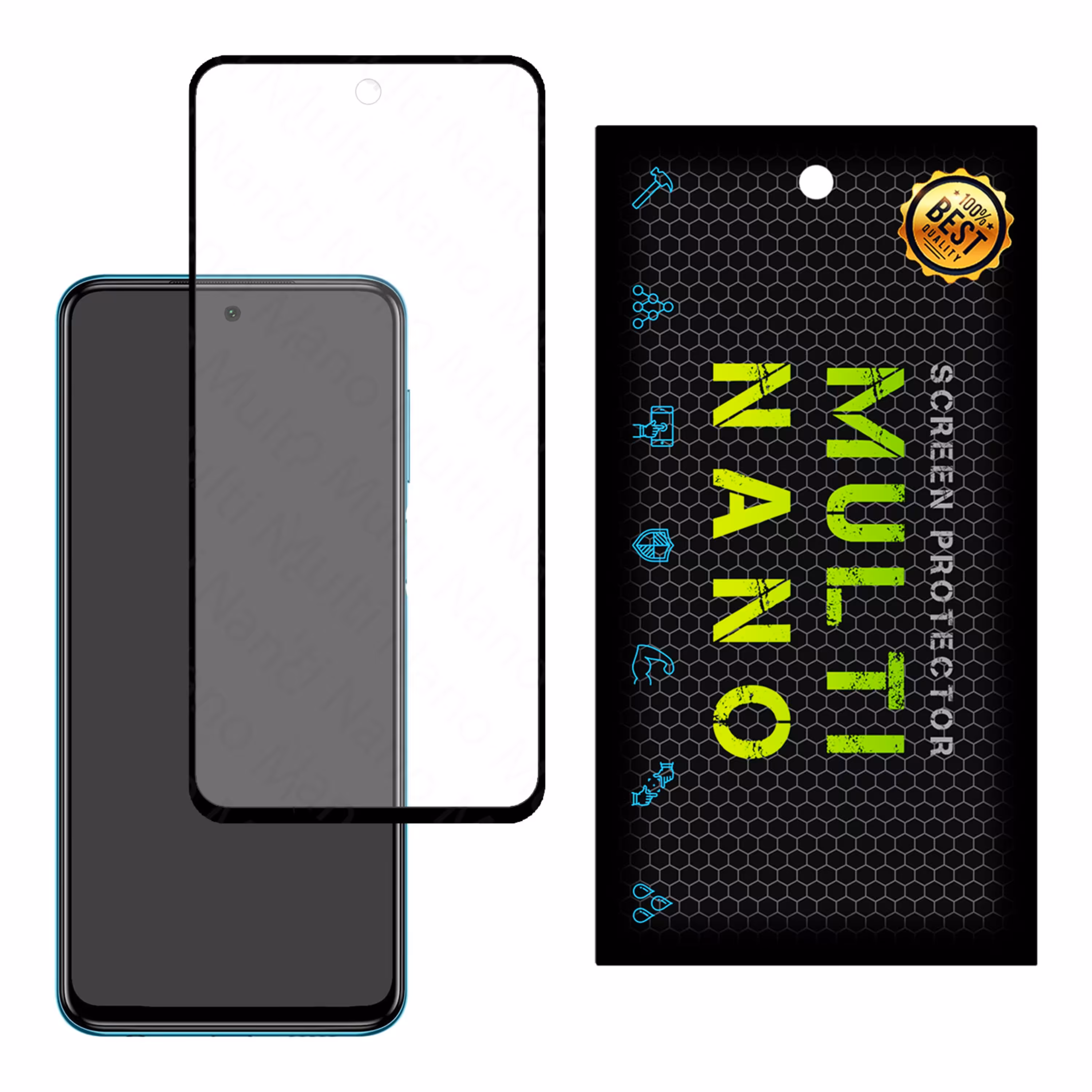 محافظ صفحه نمایش سرامیکی مولتی نانو مدل Pro مناسب برای گوشی موبایل شیائومی Redmi Note 9 Pro