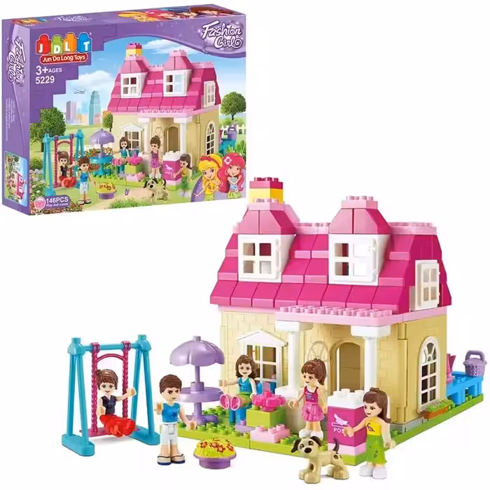 اسباب بازی لگو 146 تکه مدل خانه عروسکی کد 5229