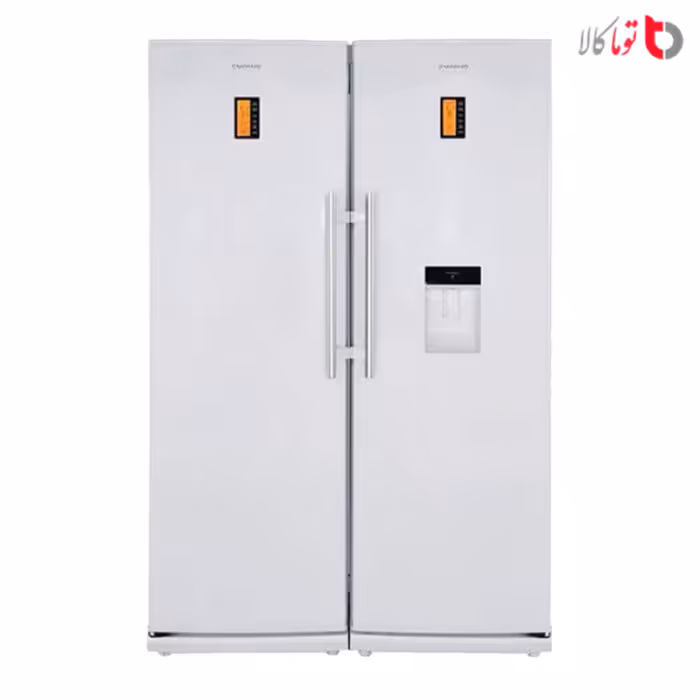 یخچال و فریزر دوقلو اسنوا مدل SN6-0190TI سیلور