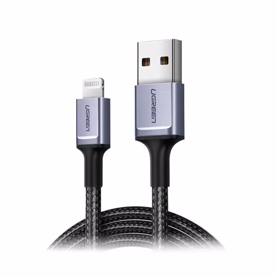 کابل تبدیل USB به لایتنینگ یوگرین مدل US398 طول 1 متر