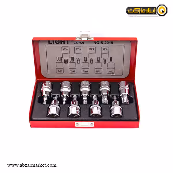 ست آلن بکسی ستاره ای لایت 9 پارچه 1/2 اینچ مدل S-2019