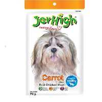 تشویقی سگ جرهای jerhigh مدل carrot وزن 70 گرم