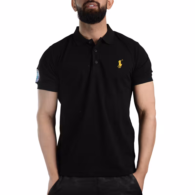 پولوشرت ورزشی مردانه پولو مدل SPL-2B2166 مشکی