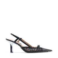 کفش پاشنه کلاسیک مشکی زنانه 5FX اورجینال Nine West