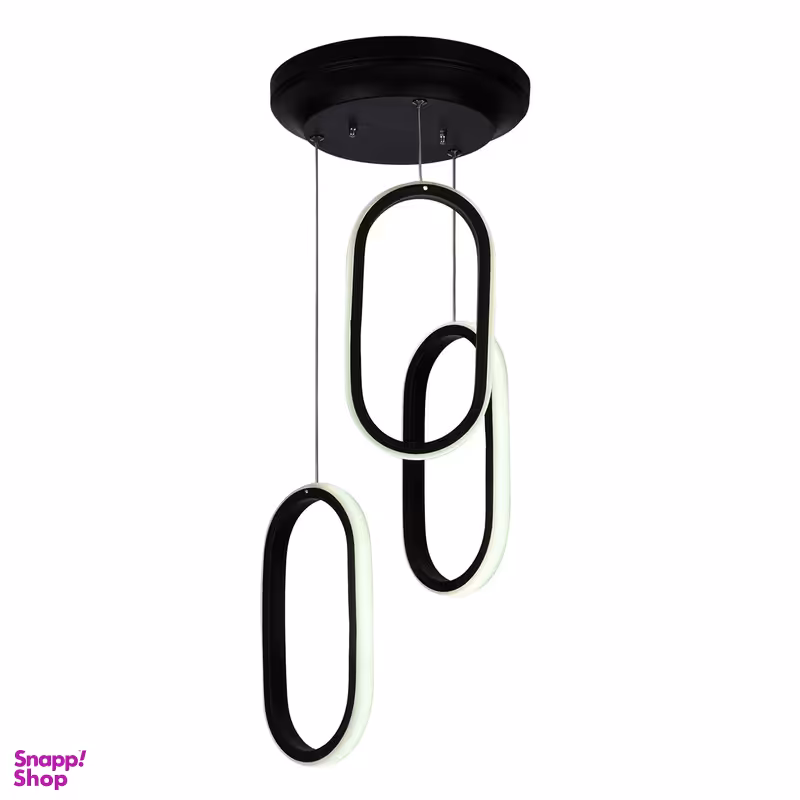 چراغ آویز چشمه نور کد L6407/3BK