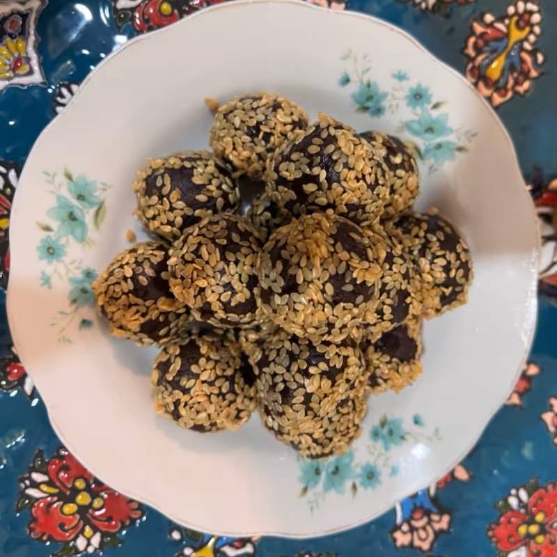 حلوا خرما کنجدی 600 گرمی