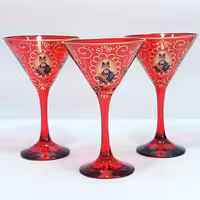 6 عدد بستنی خوری پایه دار شاه عباسی .. کار دکوری هست 