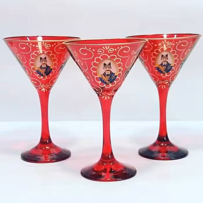 6 عدد بستنی خوری پایه دار شاه عباسی .. کار دکوری هست 