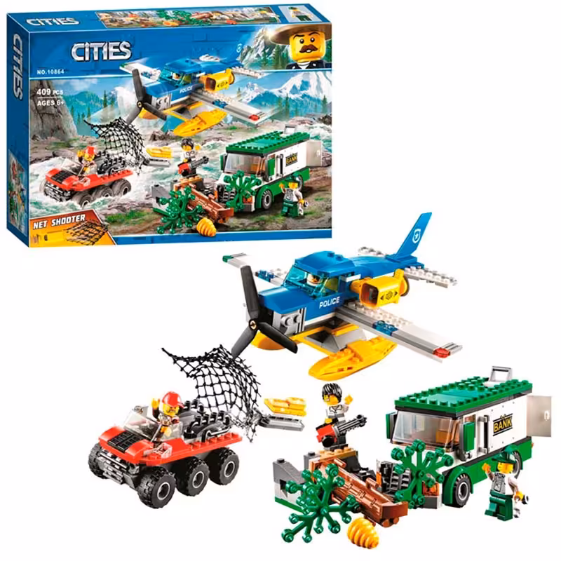 اسباب بازی لگو سری شهر 409 تکه city کد 10864