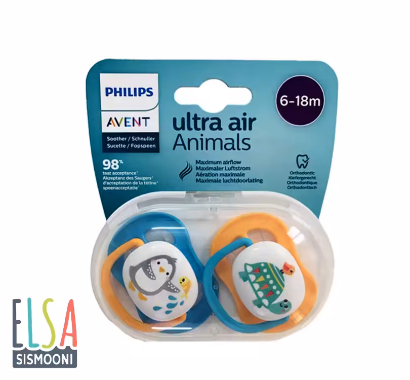 پستانک 6-18ماه آلتراایر اونت Avent