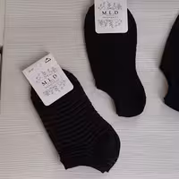 جوراب طرح دار توری مشکی جنس با دوام رنگ مشکی