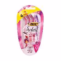 خود تراش 3 لبه صابون دار 2 4 عددی زنانه مدل scent بیک