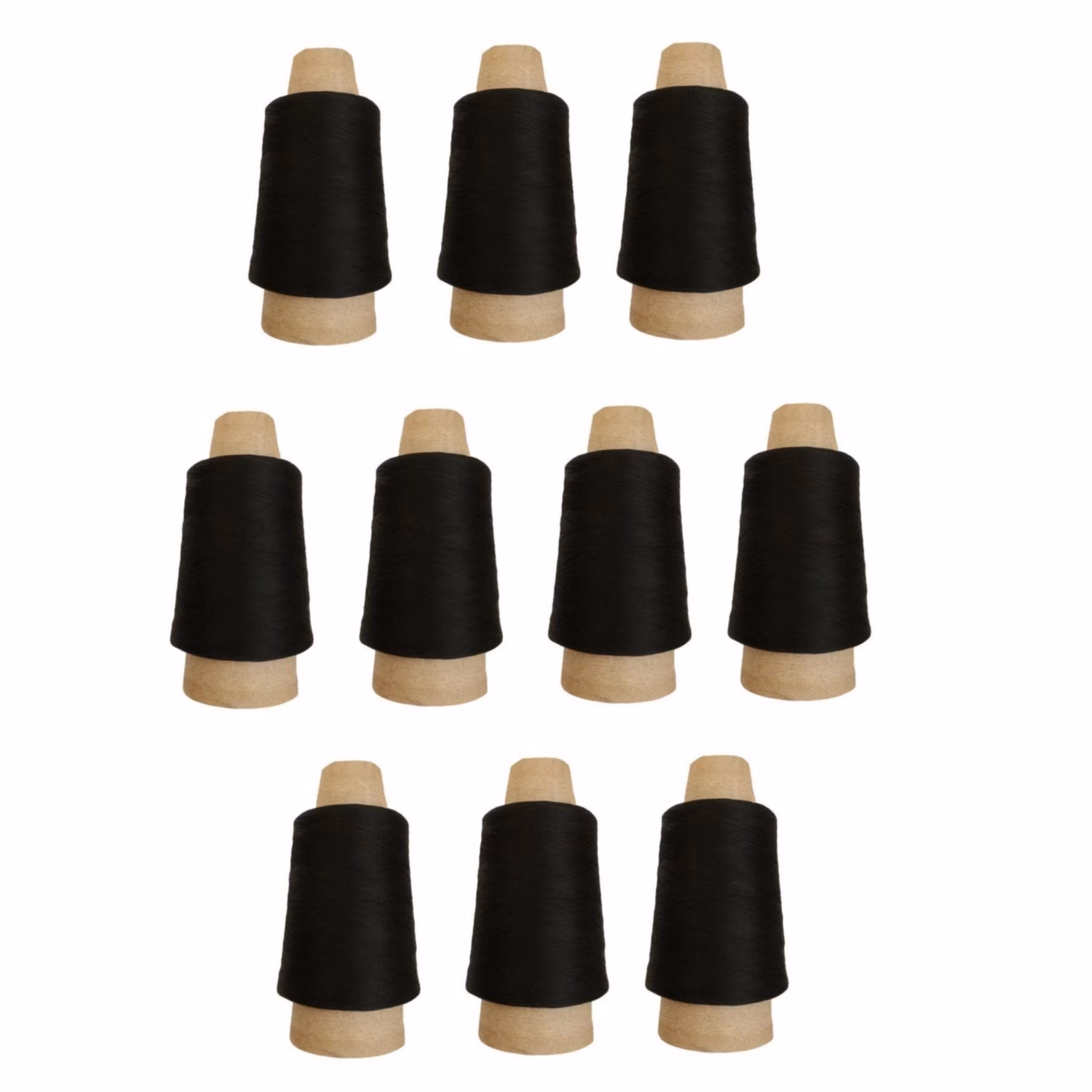 دوک نخ سردوز 100 گرمی مشکی (نخ ترویرا)(نخ استرچ)(10 عددی)