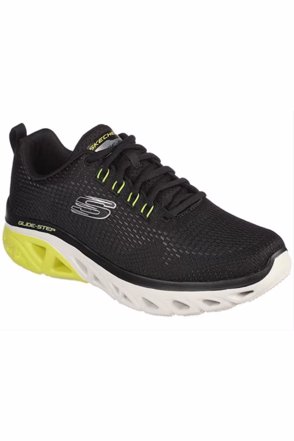 کفش دو و تمرین مشکی مردانه سیاه Glide Steep Sport Wave Heat 232270 BLK ورزشی Skechers