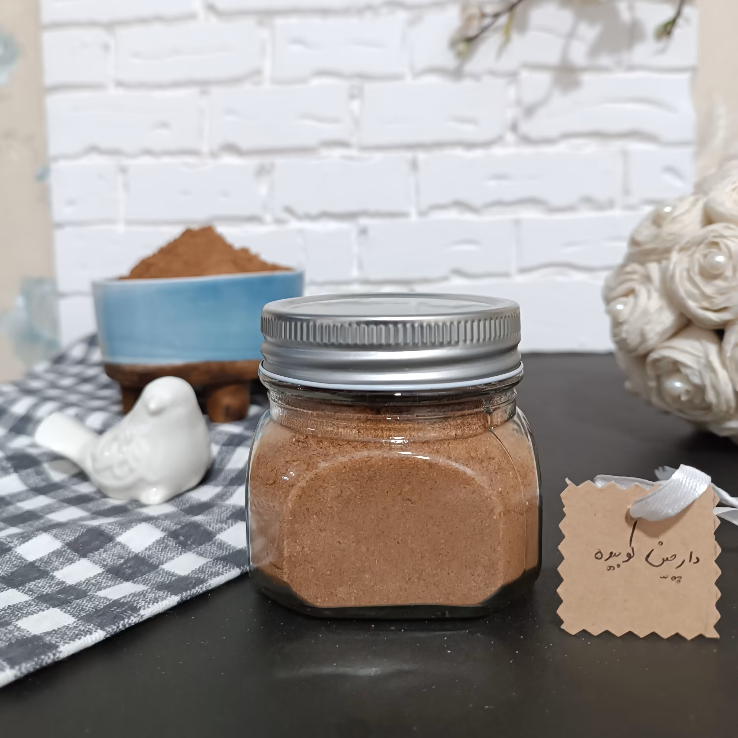 پودر دارچین اعلاء 100گرمی ظرف شیشه ای 