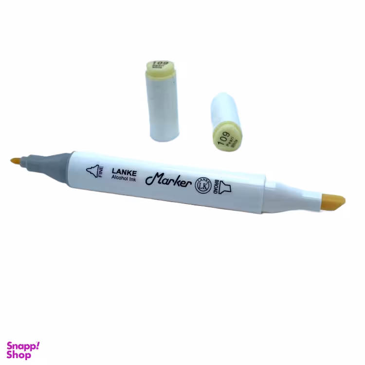 ماژیک راندو دو سر لانک رنگ Pearl White کد 109