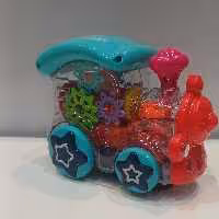 اسباب بازی، قطار شفاف،چرخ دنده دار، موزیکال، باتری خور