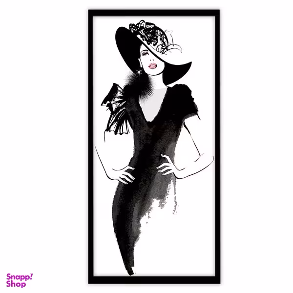 تابلو بکلیت طرح مدلینگ لباس مدل B-15339