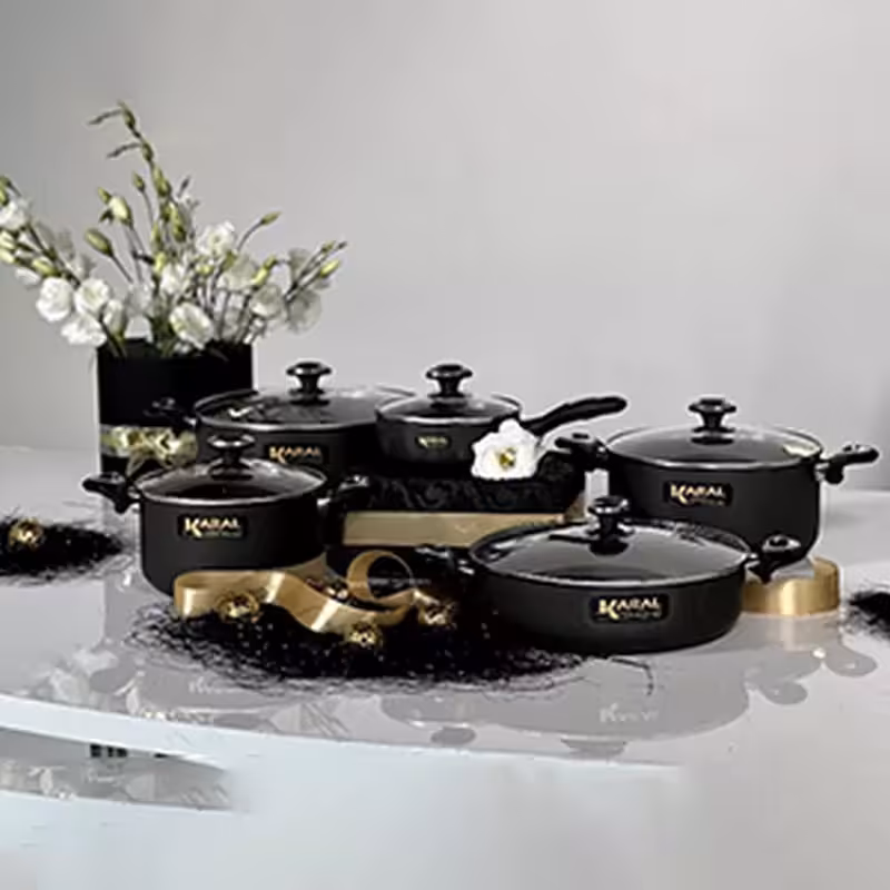 سرویس قابلمه هاردآنادایزد کارال مدل رپال پلاس (10 پارچه)