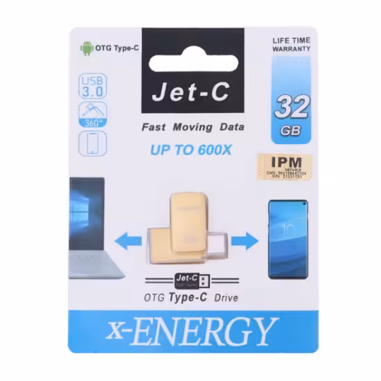 فلش مموری ایکس-انرژی مدل JET-C USB3.0 ظرفیت 32 گیگابایت