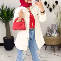 مانتو الیاف سوگند 
جنس الیاف طبیعی درجه یک و فوق العاده شیک و جذاب کیفیت تضمینی