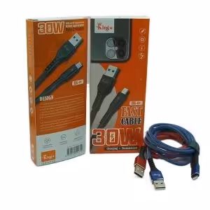 کابل  شارژر  تایپ  سی  Type c  فست  شارژ  جنس  کابل  کنفی  