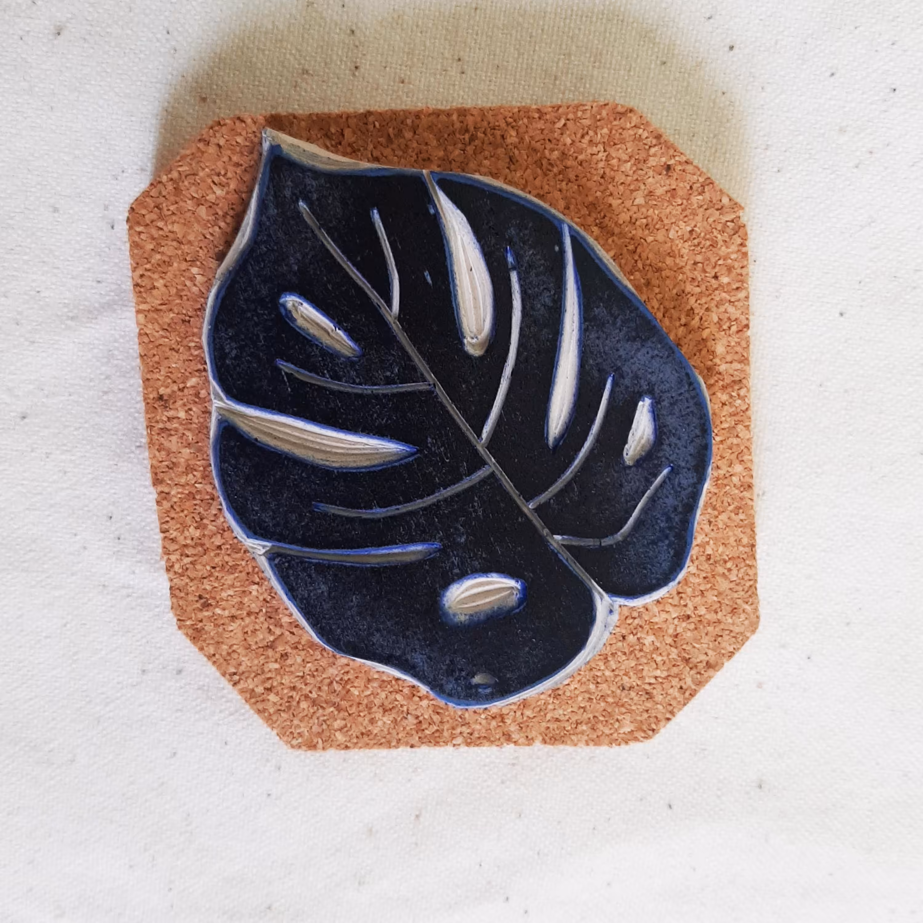 مهر چوبی لینو مدل برگ