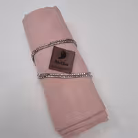 شال وال اسلپ درجه یک - کد 1004 رنگ گلبهی - ساده -  75 در 200