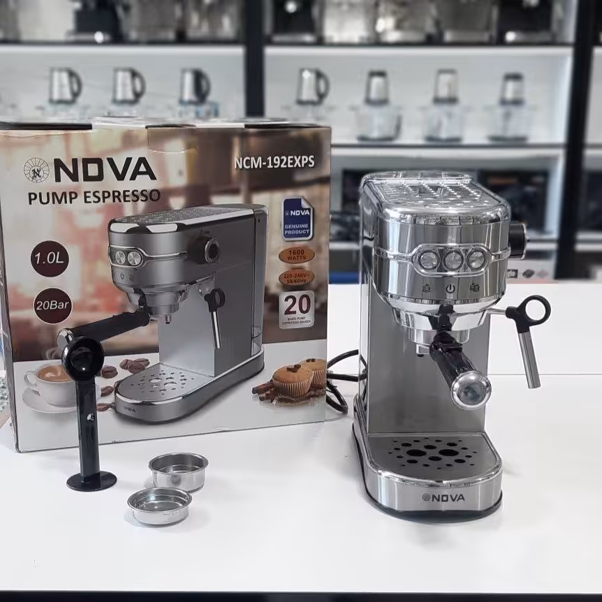  اسپرسوساز ندوا مدل 192
 توان مصرفی 1600W  
