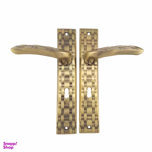 دستگیره در برنز استیل مدل کلیدی بسته 2 عددی