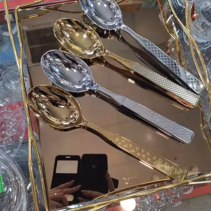 قاشق اجیل استیل 