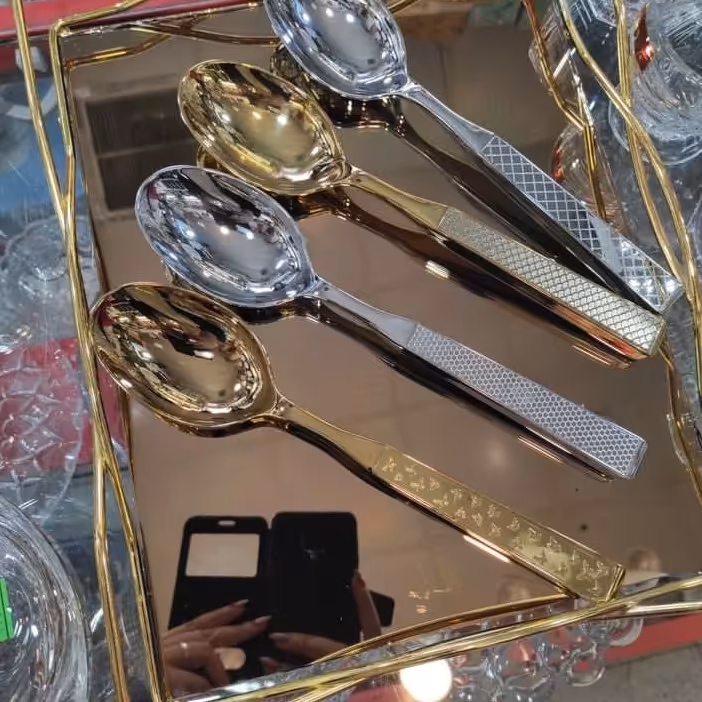 قاشق اجیل استیل 