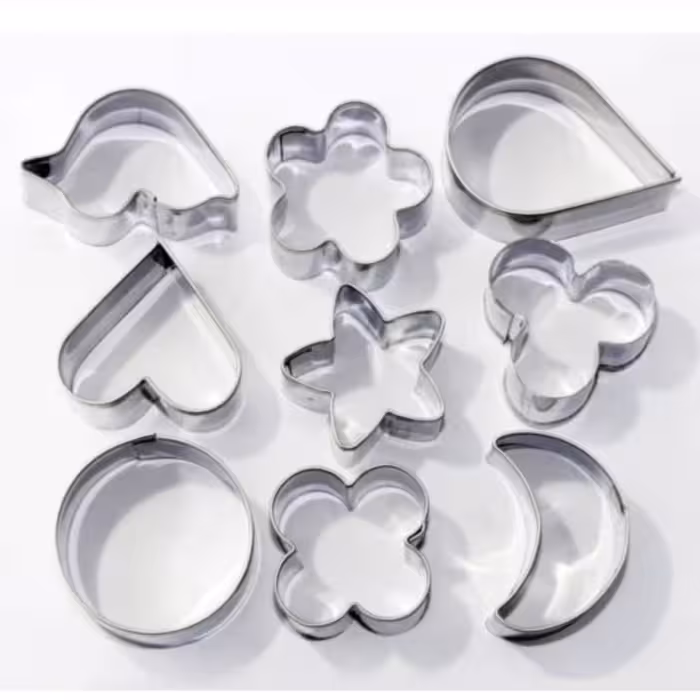 کاتر استیل مخصوص شیرینی پزی در طرح های مختلف بسیار کاربردی( قیمت دونه ای)