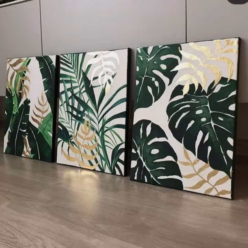 تابلو نقاشی برگ انجیر