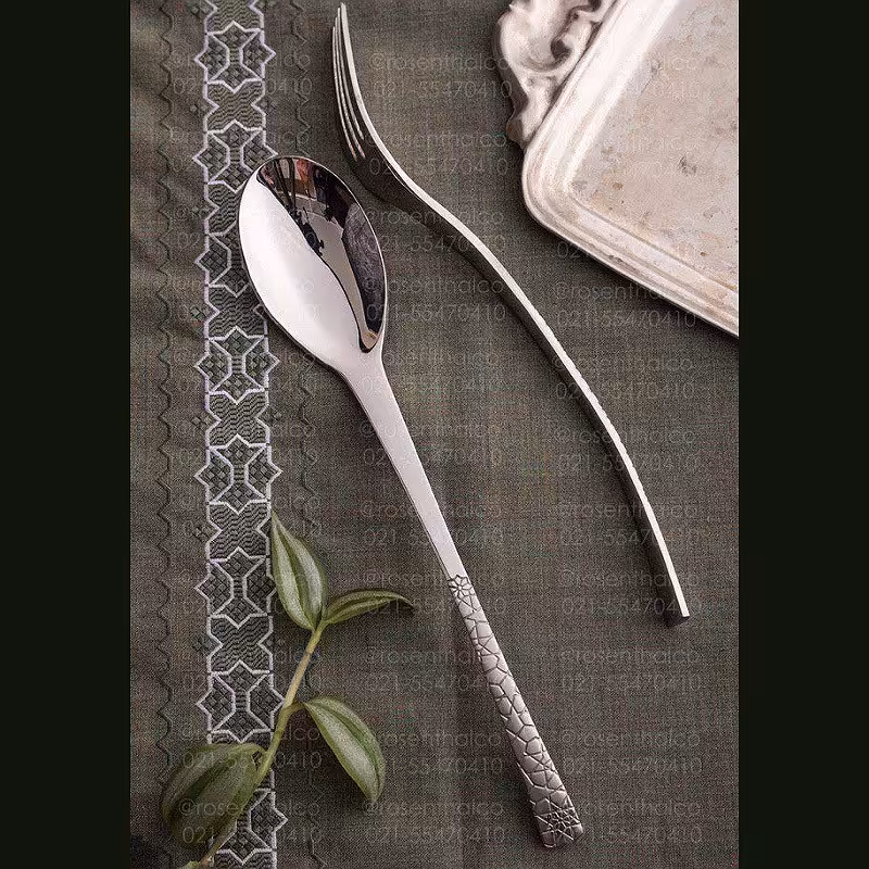 سرویس قاشق چنگال 30 نفره  مات و براق  151 پارچه  (برند رزنتال ) (8822  S )