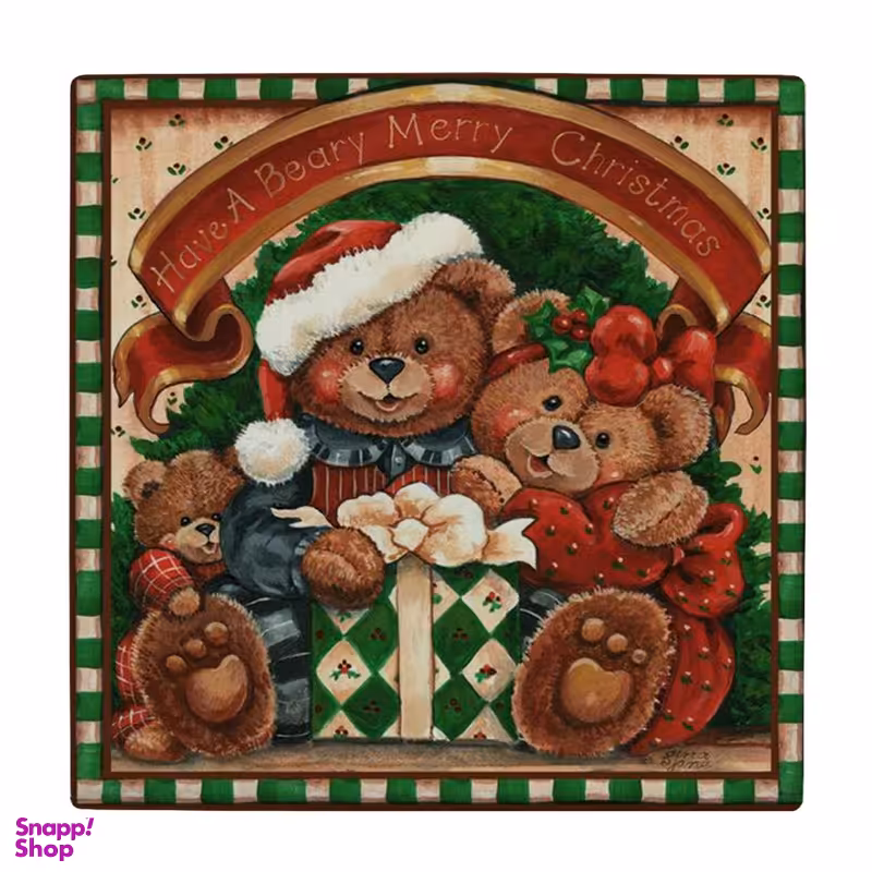 زیر لیوانی  طرح خرس عروسکی و جعبه هدیه کد 6221124_5690