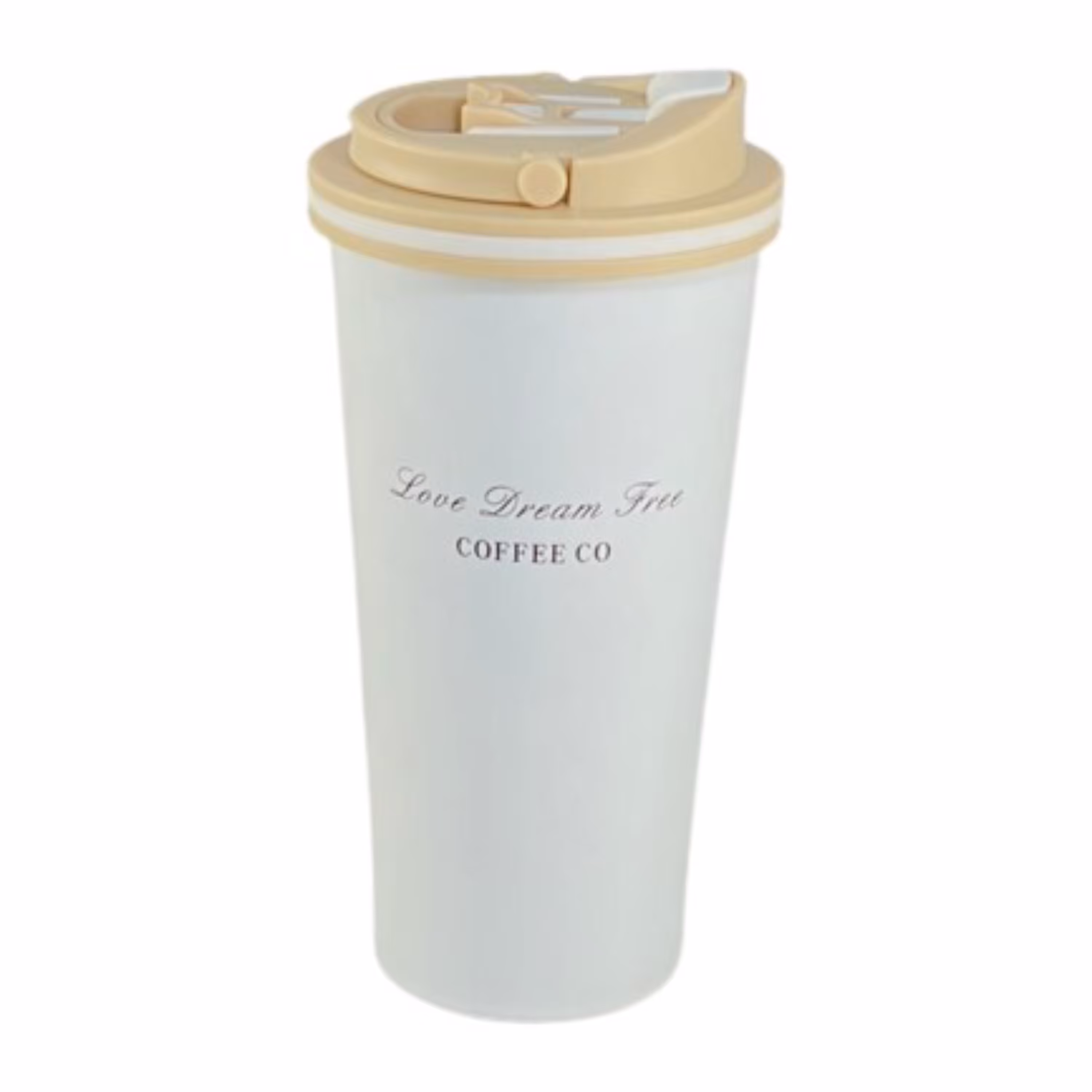 تراول ماگ دسته دار 500 میلی لیتر رنگ سفید 