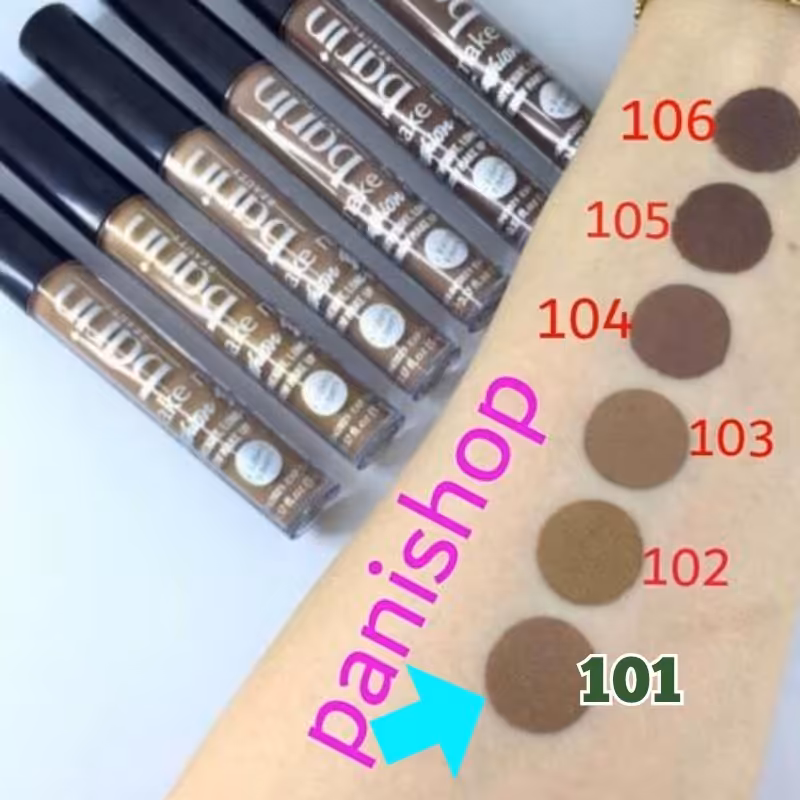 ریمل ابرو بارین بیوتی شماره 101 رنگ قهوه ای روشن  24 ساعته بافت نرم و سبک ماندگاری بالا رنگ طبیعی و کاربردی انقضاء 2026