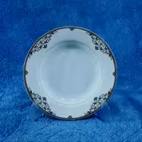 بشقاب خورش خوری سایز 23 چینی پارس کد 533 بسته 6 عددی