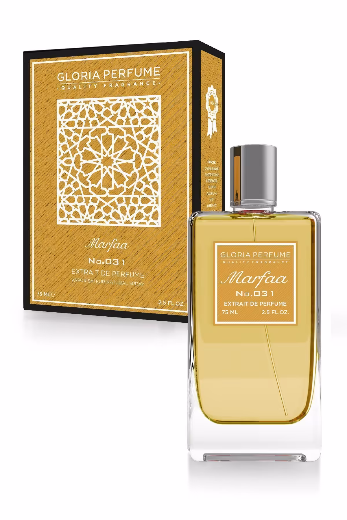 عطر مردانه و زنانه ادوپرفیوم 75 ML اورجینال Gloria Perfume